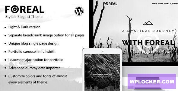 1701338241 foreal director writer wordpress theme