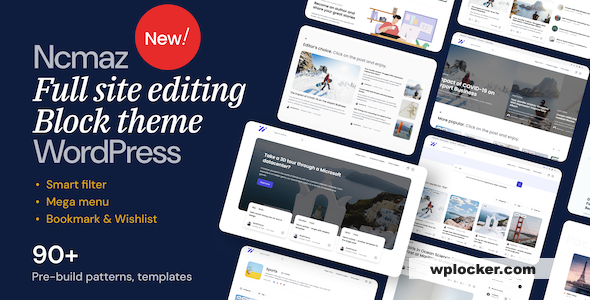 1729000085 ncmaz news magazine full site editing wordpress block theme