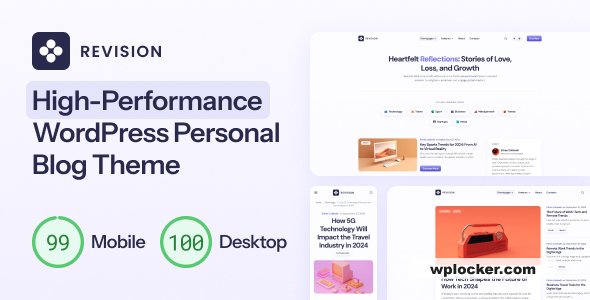 1738956373 revision optimized personal blog wordpress theme