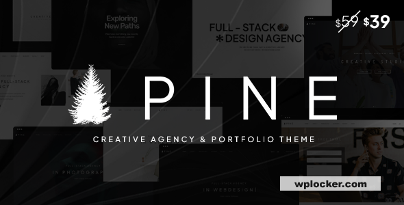 1741231822 pine creative agency portfolio wordpress theme