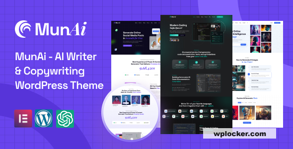 1754305084 munai ai writer copywriting wordpress theme