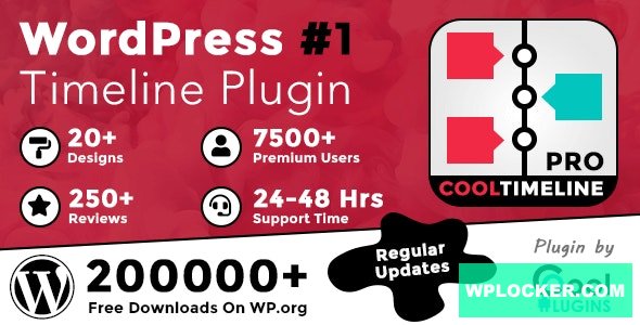 Cool Timeline Pro v4.9.1 — плагин таймлайна для WordPress