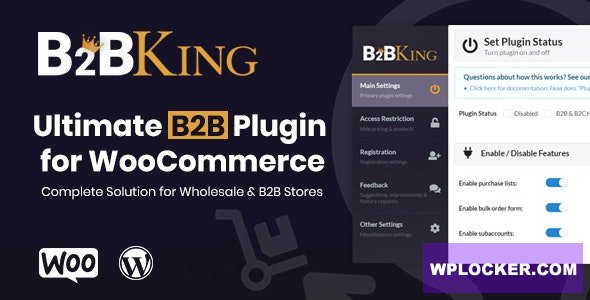 B2BKing v5.4.20 — Плагин WooCommerce B2B и оптовых продаж, который вы всегда хотели