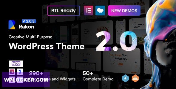 Rakon v2.3 — Creative Multi-Purpose WordPress Theme