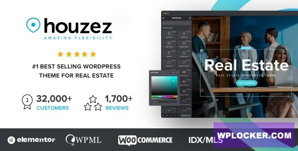 Houzez v4.1.8 — Real Estate WordPress Theme nulled