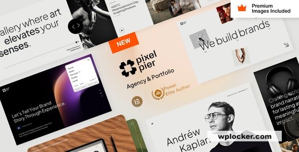 Pixelpiernyc v17 — Creative Agency and Portolio WordPress Theme