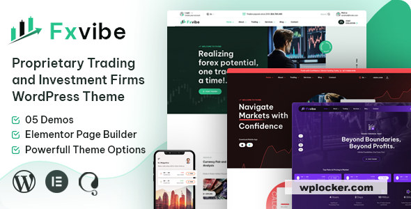 FXvibe v1.0 — Forex Prop Firm WordPress Theme