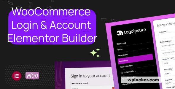 WooCommerce Login & Account Pages for Elementor v1.0.1