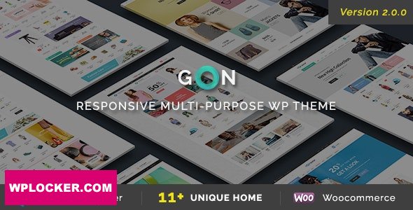Gon v2.5.1 — Отзывчивая многоцелевая тема WordPress