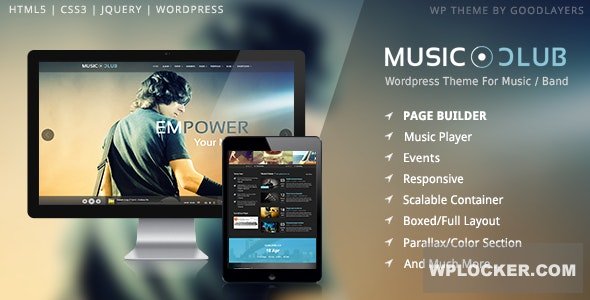 Music Club v1.9.4 — Банда | Вечеринка WordPress
