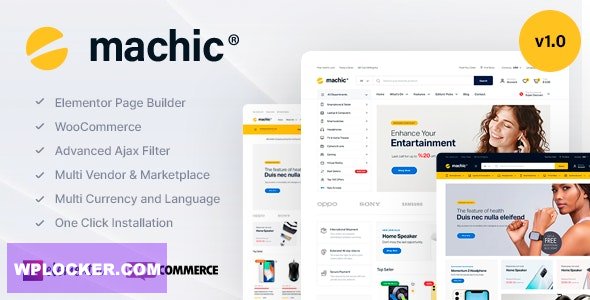 Machic v1.5.7 — Электроника и гаджеты WooCommerce тема