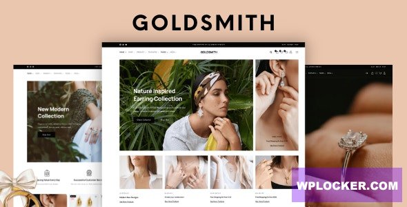 GoldSmith v1.4.3 — Ювелирный магазин WooCommerce Elementor тема