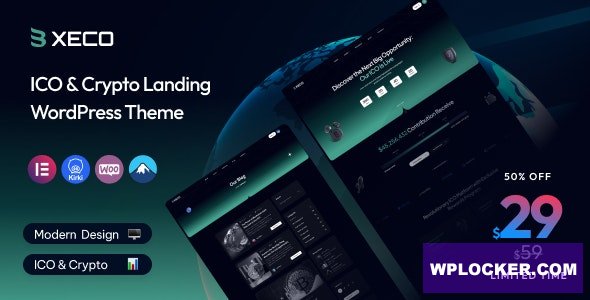 Xeco v1.2 — ICO & Crypto Landing WordPress Theme