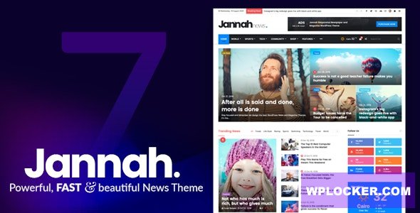 Jannah v7.6.1 — Газета Журнал Новости BuddyPress AMP nulled
