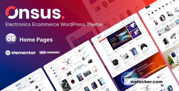 Onsus v1.0.9 — Электроника и коммерция WordPress тема