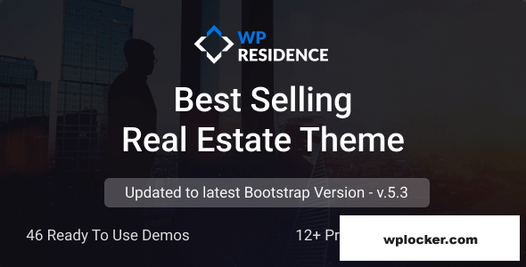 WP Residence v5.3.2 — WordPress тема для недвижимости