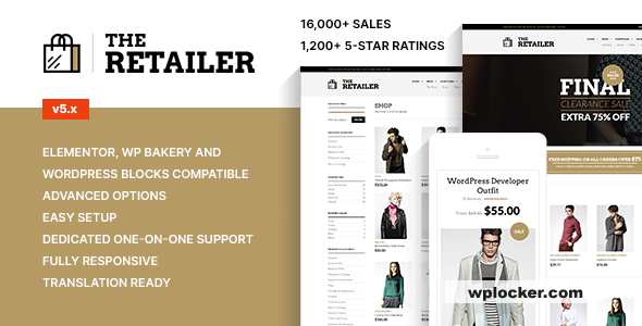 The Retailer v6.5 — Responsive WordPress Theme
