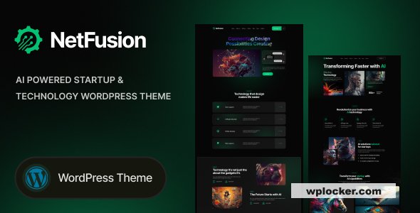 NetFusion v1.0.0 — AI Powered Startup & Technology WordPress Theme