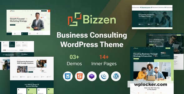 Bizzen v1.0 – Тема WordPress для бизнес-консалтинга