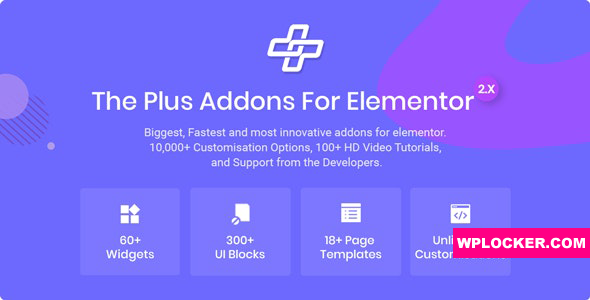 The Plus v6.4.0 — аддон для Elementor Page Builder плагин для WordPress