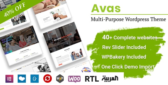 Avas v6.8.4.16 — Мультифункциональная тема WordPress nulled