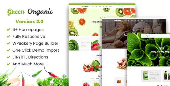 Green Organic v2.47 — Organic Store & Bakery Theme