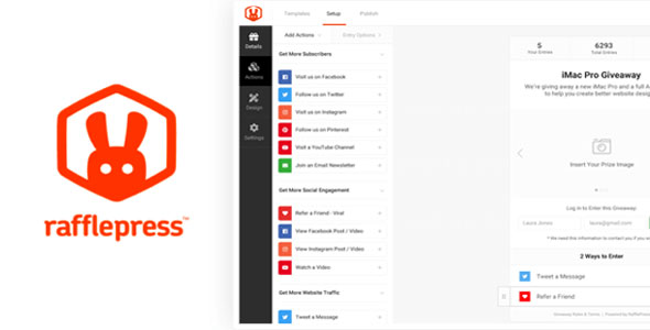 RafflePress Pro v1.12.20 — Лучший плагин для розыгрышей в WordPress