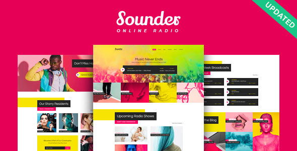Sounder v1.3.11 — Тема WordPress для онлайн-радио