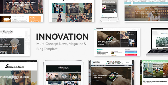 INNOVATION v6.4 — Multi-Concept News, Magazine & Blog Template